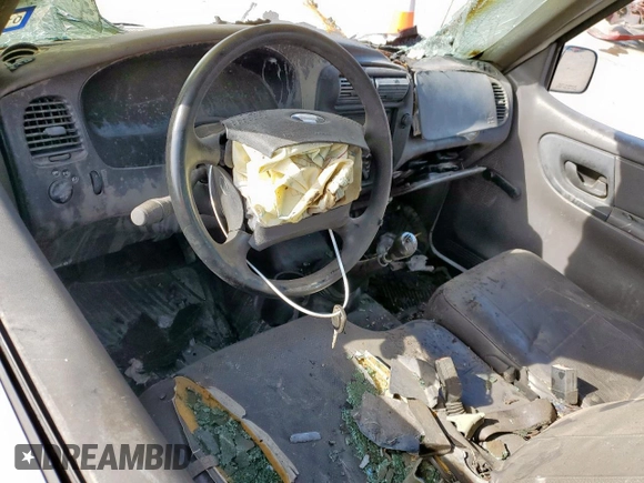 2001 Ford Ranger XL with VIN 1FTYR10CX1TA06624, listed as a Copart auction lot 50816385 with Not provided miles and Salvage title. Bid and sale history available at DreamBid. Image 8.