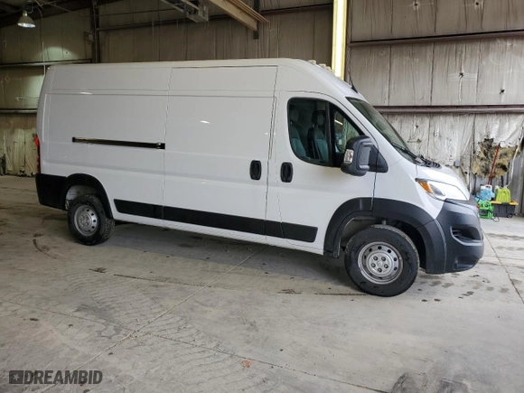 2023 Ram ProMaster Cargo Van with VIN 3C6LRVDG0PE571987, listed as a Copart auction lot 52154245 with 70,030 mi miles and Clean Title. Bid and sale history available at carsss.com. Image 4.