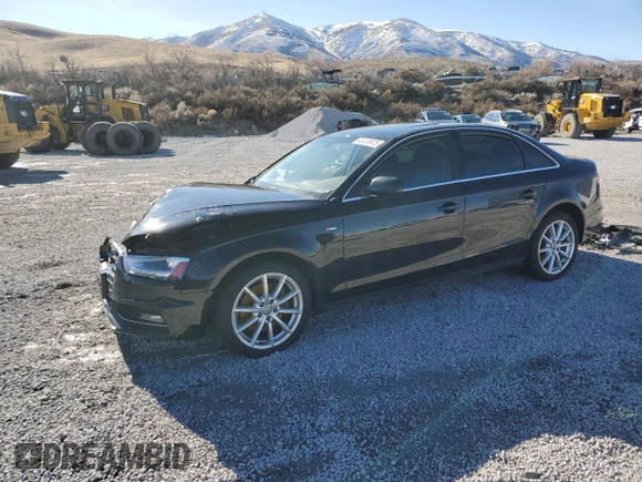 2015 Audi A4 Premium Plus with VIN WAUFFAFL8FN029867, listed as a Copart auction lot 43470975 with 0 mi miles and Salvage Title. Bid and sale history available at carsss.com. Image 1.
