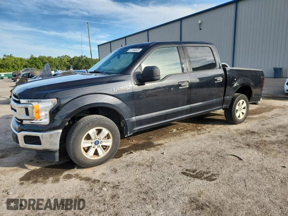 2019 Ford F-150 XL with VIN 1FTEW1CB6KFB18660, listed as a Copart auction lot 61156835 with 90,084 mi miles and Salvage title. Bid and sale history available at DreamBid. Image 1.