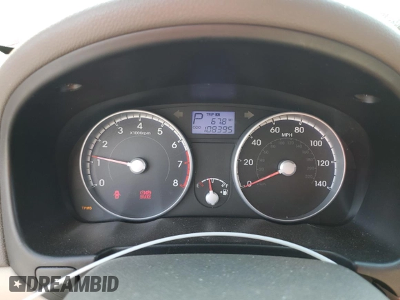 2011 Hyundai Accent GLS z VIN KMHCN4AC6BU621572, wystawiony jako Copart lot #57753025 z przebiegiem 108 395 mil mil oraz Szkoda całkowita • Salvage title. Historia ofert i sprzedaży dostępna na DreamBid. Obrazek 9.