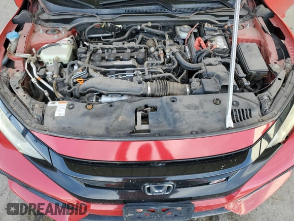 2017 Honda Civic Sedan Si with VIN 2HGFC1E57HH700201, listed as a Copart auction lot 46537475 with 143,181 mi miles and Salvage Title. Bid and sale history available at carsss.com. Image 11.