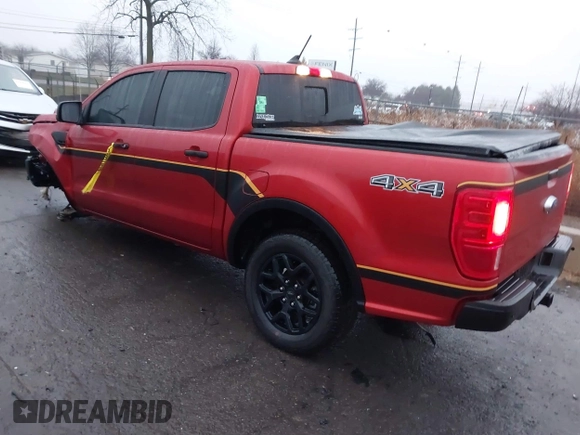 2022 Ford Ranger XL with VIN 1FTER4FH9NLD44108, listed as a IAAI auction lot 41117761 with 44,729 mi miles. Bid and sale history available at carsss.com. Image 3.