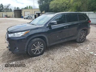 2019 Toyota Highlander SE with VIN 5TDKZRFH1KS333632, listed as a Copart auction lot 58380195 with 122,314 mi miles and Salvage title. Bid and sale history available at DreamBid. Image 1.