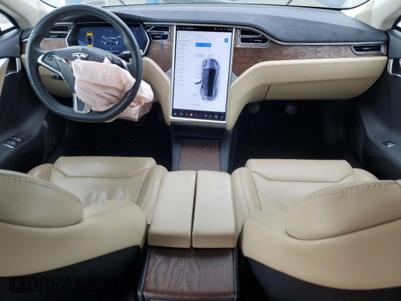2017 Tesla Model S 60 with VIN 5YJSA1E14HF195384, listed as a Copart auction lot 78435364 with 49,736 mi miles and Salvage title. Bid and sale history available at DreamBid. Image 8.