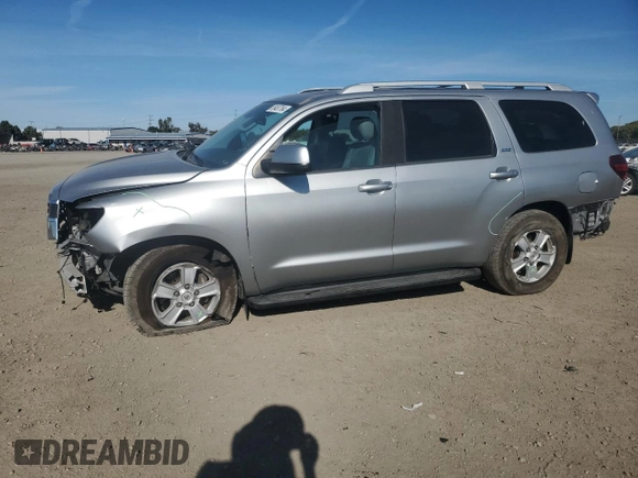 2020 Toyota Sequoia SR5 with VIN 5TDBY5G16LS180065, listed as a Copart auction lot 85487764 with 53,499 mi miles and Salvage Title. Bid and sale history available at carsss.com. Image 1.