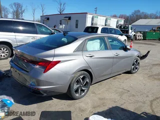 2021 Hyundai Elantra SEL with VIN KMHLN4AG0MU155577, listed as a IAAI auction lot 41853205 with 40,862 mi miles. Bid and sale history available at carsss.com. Image 4.