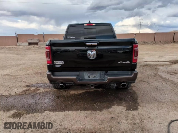 2021 Ram 1500 Longhorn with VIN 1C6SRFKT8MN504868, listed as a Copart auction lot 54559405 with 60,346 mi miles and Salvage title. Bid and sale history available at DreamBid. Image 13.