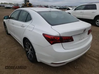 2015 Acura TLX Tech with VIN 19UUB1F5XFA011855, listed as a Copart auction lot 63640592 with 91,546 mi miles. Bid and sale history available at carsss.com. Image 3.