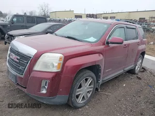2012 GMC Terrain SLE-2 with VIN 2GKFLTE58C6249265, listed as a IAAI auction lot 41273345 with 142,675 mi miles. Bid and sale history available at carsss.com. Image 2.