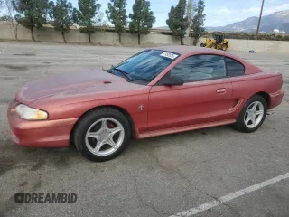 1995 Ford Mustang with VIN 1FALP4046SF283514, listed as a Copart auction lot 47492825 with 121,272 mi miles and Clean Title. Bid and sale history available at carsss.com. Image 1.
