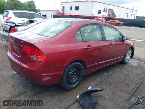 2006 Honda Civic LX z VIN 1HGFA16526L130449, wystawiony jako IAAI lot #42321622 z przebiegiem 188 409 mil mil oraz . Historia ofert i sprzedaży dostępna na DreamBid. Obrazek 4.
