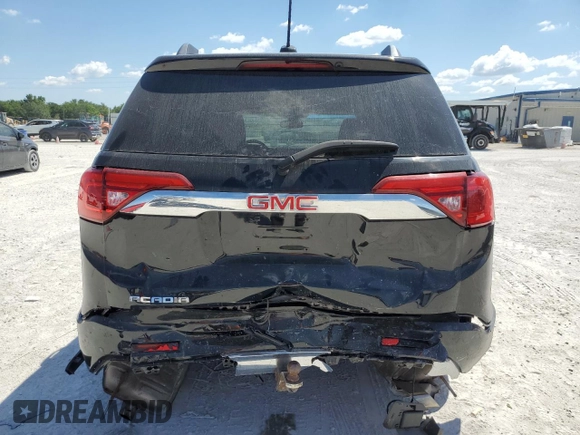2017 GMC Acadia Denali with VIN 1GKKNPLS7HZ227391, listed as a Copart auction lot 50904195 with 64,107 mi miles and Salvage title. Bid and sale history available at DreamBid. Image 6.