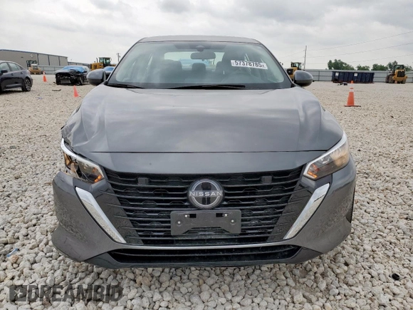 2024 Nissan Sentra S with VIN 3N1AB8BVXRY285091, listed as a Copart auction lot 57378785 with 17,943 mi miles and Salvage title. Bid and sale history available at DreamBid. Image 5.
