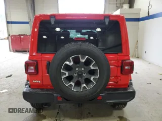 2024 Jeep Wrangler Sahara z VIN 1C4PJXEG8RW246069, wystawiony jako Copart lot #84146804 z przebiegiem 6 419 mil mil oraz Szkoda całkowita • Salvage title. Historia ofert i sprzedaży dostępna na DreamBid. Obrazek 6.