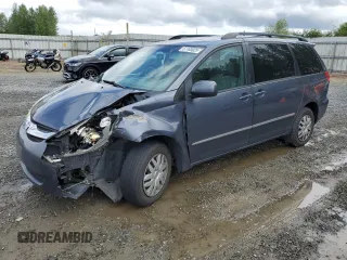 2006 Toyota Sienna XLE z VIN 5TDBA22C46S071376, wystawiony jako Copart lot #57163025 z przebiegiem 199 902 mil mil oraz Szkoda całkowita • Salvage title. Historia ofert i sprzedaży dostępna na DreamBid. Obrazek 1.