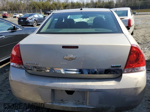 2011 Chevrolet Impala LS Retail with VIN 2G1WA5EK2B1184856, listed as a Copart auction lot 44653745 with 110,914 mi miles and Clean Title. Bid and sale history available at DreamBid. Image 6.