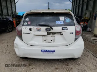2012 Toyota Prius One with VIN JTDKDTB32C1020173, listed as a Copart auction lot 56573935 with Not Provided miles and Salvage Title. Bid and sale history available at DreamBid. Image 6.