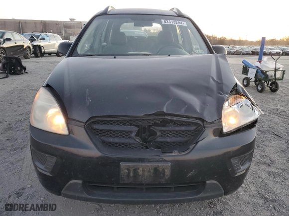 2007 Kia Rondo EX with VIN KNAFG526177067287, listed as a Copart auction lot 83413294 with 213,950 mi miles and Salvage Title. Bid and sale history available at carsss.com. Image 5.