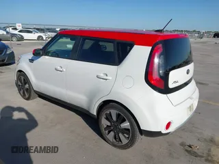 2017 Kia Soul + with VIN KNDJP3A54H7443184, listed as a IAAI auction lot 41994163 with 163,655 mi miles. Bid and sale history available at carsss.com. Image 3.