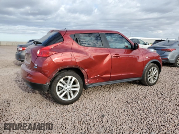 2014 Nissan Juke SV with VIN JN8AF5MR5ET358889, listed as a Copart auction lot 53698095 with 97,200 mi miles and Salvage Title. Bid and sale history available at carsss.com. Image 3.