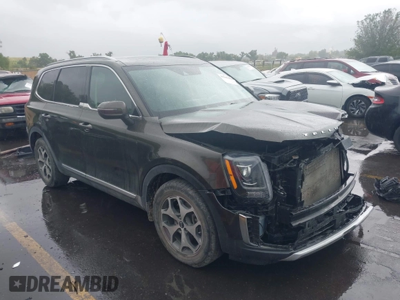 2020 Kia Telluride EX with VIN 5XYP3DHC3LG020303, listed as a IAAI auction lot 42249452 with 93,402 mi miles and . Bid and sale history available at DreamBid. Image 1.