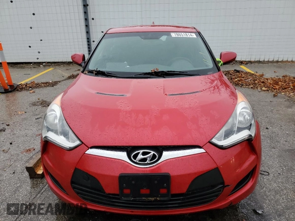 2014 Hyundai Veloster RE:FLEX z VIN KMHTC6AD2EU204268, wystawiony jako Copart lot #78651814 z przebiegiem Nie podano mil oraz Szkoda całkowita • Salvage title. Historia ofert i sprzedaży dostępna na DreamBid. Obrazek 5.