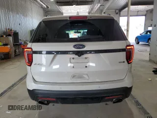 2016 Ford Explorer Sport with VIN 1FM5K8GT7GGA93286, listed as a Copart auction lot 59331775 with 144,028 mi miles and Salvage title. Bid and sale history available at DreamBid. Image 6.