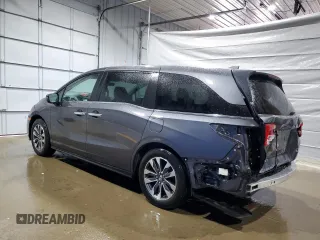 2023 Honda Odyssey EX-L z VIN 5FNRL6H65PB025787, wystawiony jako Copart lot #55833415 z przebiegiem 31 437 mil mil oraz Szkoda całkowita • Salvage title. Historia ofert i sprzedaży dostępna na DreamBid. Obrazek 2.