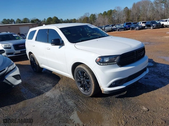 2017 Dodge Durango GT with VIN 1C4RDHDG3HC615038, listed as a IAAI auction lot 41319081 with 131,359 mi miles. Bid and sale history available at carsss.com. Image 1.