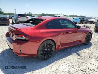 2025 BMW M2 z VIN 3MF23DM07S8F08800, wystawiony jako Copart lot #51926665 z przebiegiem 1 976 mil mil oraz Czysty tytuł • Clean title. Historia ofert i sprzedaży dostępna na DreamBid. Obrazek 3.