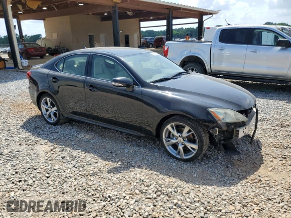 2009 Lexus IS 250 with VIN JTHBK262295096302, listed as a Copart auction lot 54860505 with 141,960 mi miles and Salvage title. Bid and sale history available at DreamBid. Image 4.