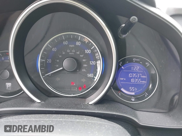 2016 Honda Fit LX with VIN JHMGK5H55GX016541, listed as a IAAI auction lot 41876838 with 103,537 mi miles. Bid and sale history available at carsss.com. Image 7.