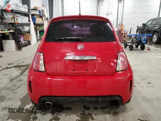 2013 FIAT 500 Turbo with VIN 3C3CFFHH3DT590801, listed as a Copart auction lot 52775845 with 119,252 mi miles and Salvage Title. Bid and sale history available at carsss.com. Image 6.