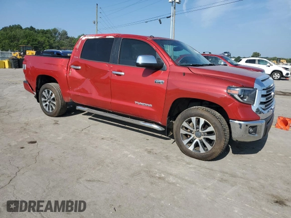 2018 Toyota Tundra SR5 with VIN 5TFHW5F16JX678999, listed as a Copart auction lot 64067595 with 45,627 mi miles and Salvage title. Bid and sale history available at DreamBid. Image 4.