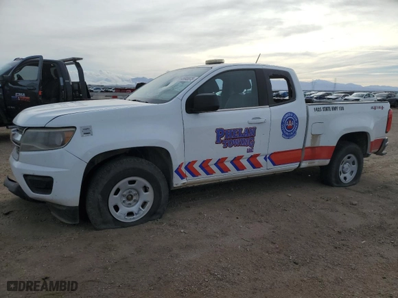 2019 Chevrolet Colorado 4WD Work Truck with VIN 1GCHTBEA7K1272128, listed as a Copart auction lot 45045575 with 159,874 mi miles and Salvage Title. Bid and sale history available at carsss.com. Image 1.