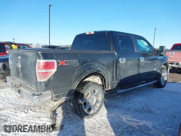 2011 Ford F-150 XLT with VIN 1FTFW1ETXBFA53080, listed as a IAAI auction lot 41632983 with 139,814 mi miles. Bid and sale history available at carsss.com. Image 4.
