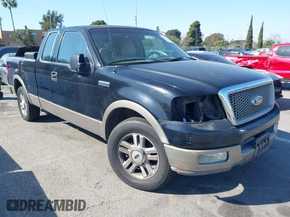 2004 Ford F-150 XL with VIN 1FTPX125X4NB03038, listed as a IAAI auction lot 41555454 with 218,770 mi miles. Bid and sale history available at carsss.com. Image 1.