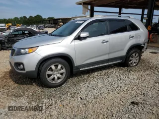 2013 Kia Sorento LX with VIN 5XYKT4A24DG339500, listed as a Copart auction lot 56302605 with 166,733 mi miles and Salvage title. Bid and sale history available at DreamBid. Image 1.