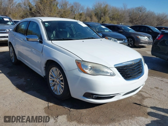2011 Chrysler 200 Limited with VIN 1C3BC2FG4BN583036, listed as a IAAI auction lot 41617682 with 143,846 mi miles. Bid and sale history available at carsss.com. Image 1.