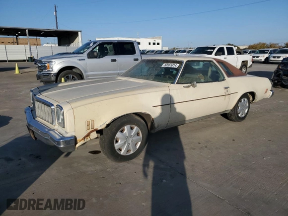 1975 Chevrolet Malibu с VIN 1D37H5R515131, выставлен на аукционе Copart как лот 83955314 с пробегом 82 393 миль миль и Чистый • Clean title. История ставок и продаж доступна на DreamBid. Изображение 1.