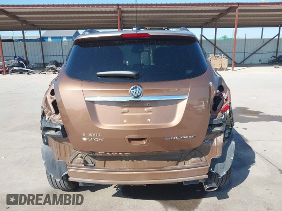 2016 Buick Encore Leather with VIN KL4CJCSB6GB656528, listed as a IAAI auction lot 42083024 with 72,582 mi miles. Bid and sale history available at carsss.com. Image 17.