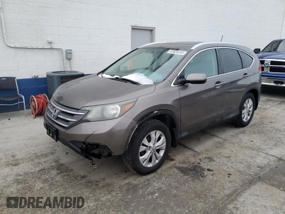 2014 Honda CR-V EX-L with VIN 2HKRM4H76EH623587, listed as a Copart auction lot 87026344 with 155,323 mi miles and Salvage Title. Bid and sale history available at DreamBid. Image 1.