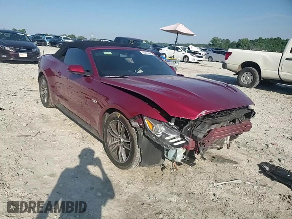 2015 Ford Mustang GT Premium with VIN 1FATP8FFXF5347744, listed as a Copart auction lot 60468494 with 64,431 mi miles and Salvage Title. Bid and sale history available at DreamBid. Image 10.