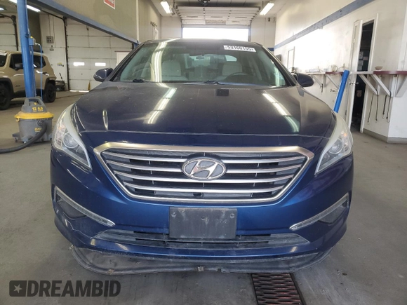 2015 Hyundai Sonata 2.4L SE with VIN 5NPE24AF7FH130802, listed as a Copart auction lot 53160155 with 143,477 mi miles and Clean Title. Bid and sale history available at carsss.com. Image 5.
