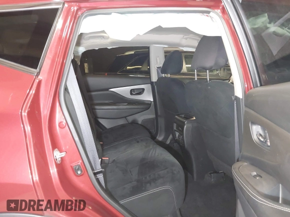 2019 Nissan Murano S with VIN 5N1AZ2MSXKN138342, listed as a IAAI auction lot 41684316 with 91,861 mi miles. Bid and sale history available at carsss.com. Image 8.