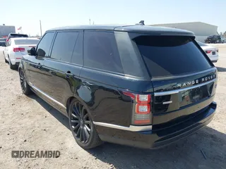 2016 Land Rover Range Rover Supercharged with VIN SALGS3EF0GA262914, listed as a IAAI auction lot 41741473 with 106,853 mi miles. Bid and sale history available at carsss.com. Image 3.