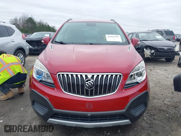 2015 Buick Encore with VIN KL4CJASB7FB240233, listed as a IAAI auction lot 41493333 with 70,632 mi miles. Bid and sale history available at carsss.com. Image 12.
