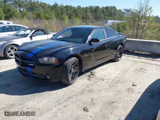 2011 Dodge Charger RT Plus with VIN 2B3CL5CT0BH615770, listed as a IAAI auction lot 41854093 with 134,258 mi miles. Bid and sale history available at carsss.com. Image 2.