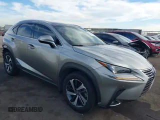 2018 Lexus NX 300h with VIN JTJBJRBZ1J2091028, listed as a IAAI auction lot 40756860 with 54,811 mi miles and . Bid and sale history available at DreamBid. Image 1.